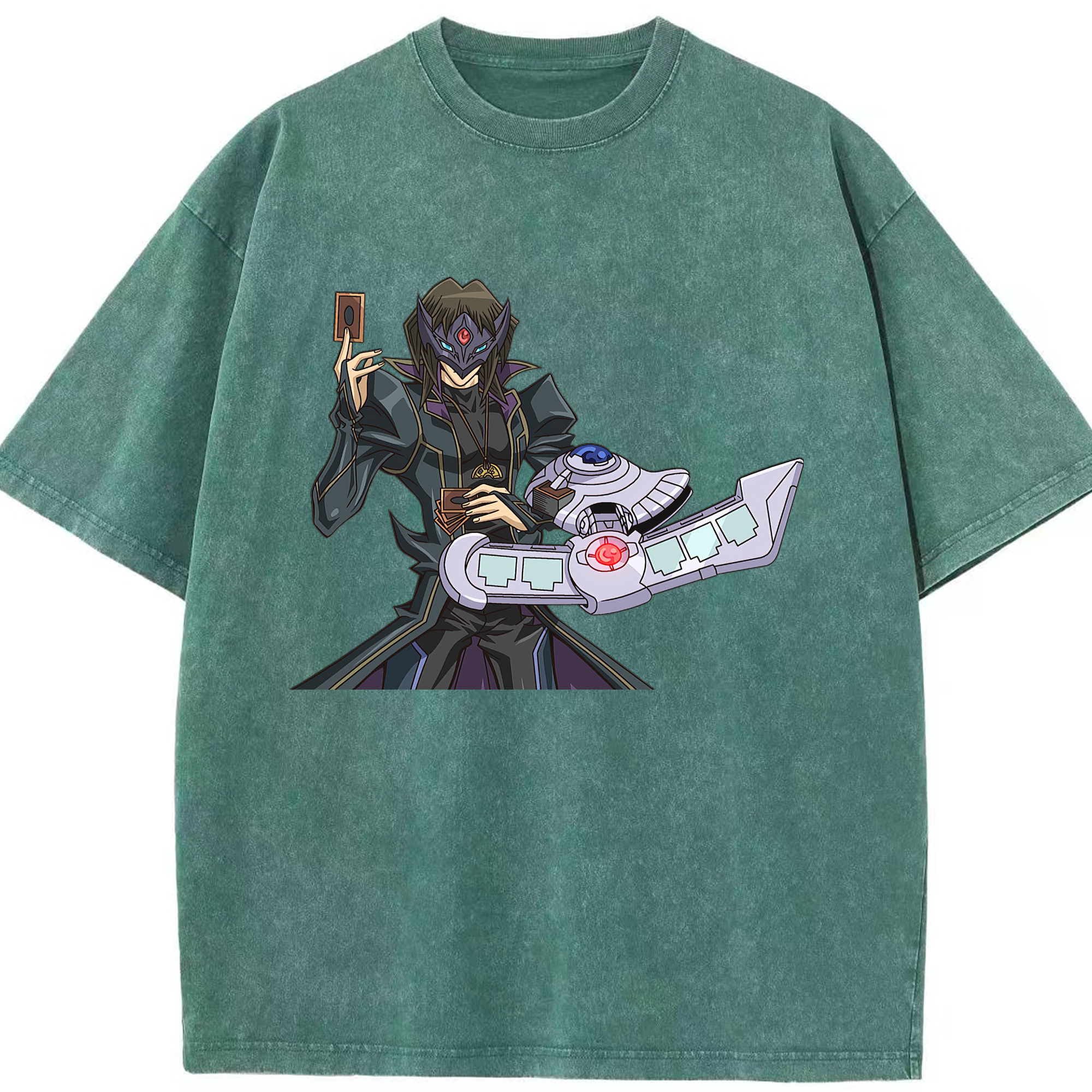 （画像用） 遊☆戯☆王 Yu-Gi-Oh! 綿100% ヴィンテージ風 半袖Tシャツ（フロントプリント）